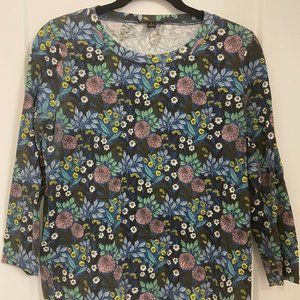 Abigail Borg for J. Crew 3/4 Sleeve Size Small Top